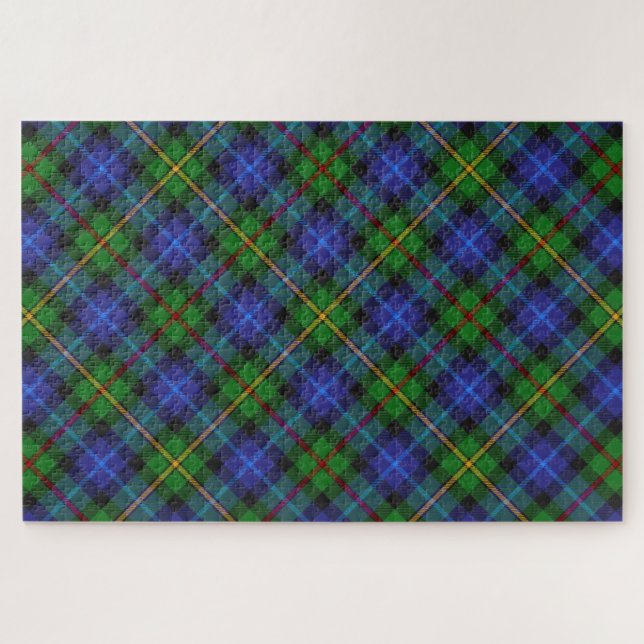 Smith Tartan Plaid Pattern Jigsaw Puzzle (Horizontal)