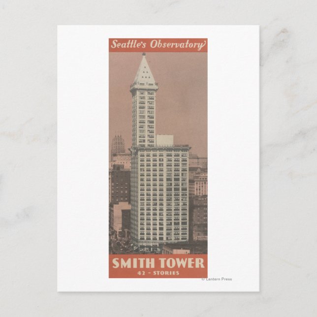 Smith Tower, Seattle's Observatory Postcard (Front)