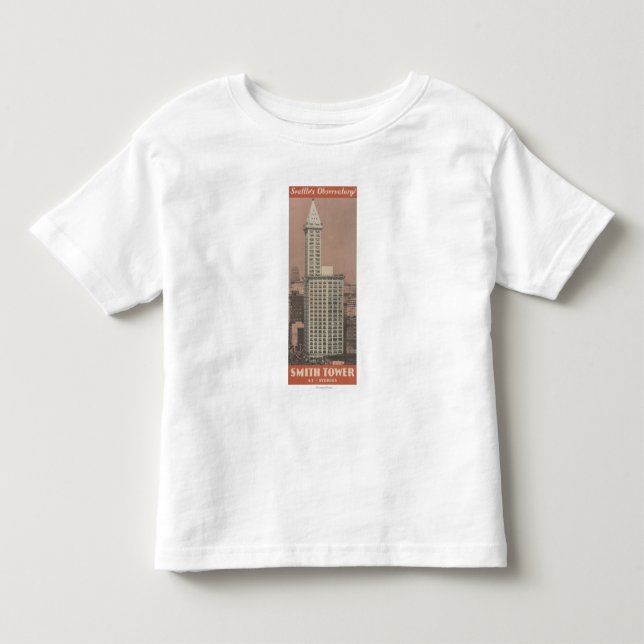 Smith Tower, Seattle's Observatory Toddler T-Shirt (Front)