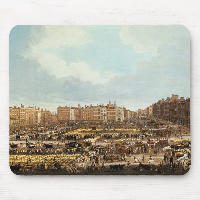 Smithfield Market, engraved by R.G. Reeve Mouse Mat (Front)