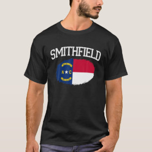 SMITHFIELD NC NORTH CAROLINA Flag Vintage Sports M T-Shirt