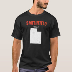 Smithfield Utah USA State America Travel Utahan T-Shirt