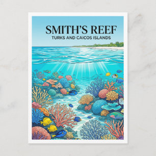 Smith's Reef The Bight Turks and Caicos Islands Postcard