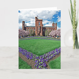 Smithsonian Castle and Haupt Garden Card