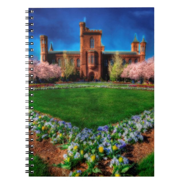 Smithsonian Castle Garden Cherry Blossoms Notebook (Front)
