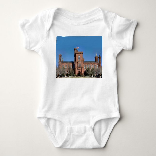 Smithsonian Castle in Washington, D.C. Baby Bodysuit (Front)