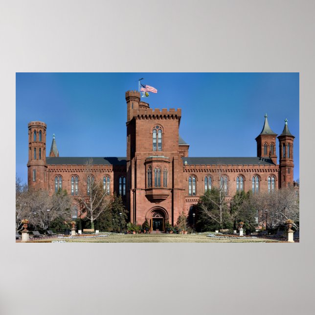 Smithsonian Castle in Washington, D.C. Poster (Front)