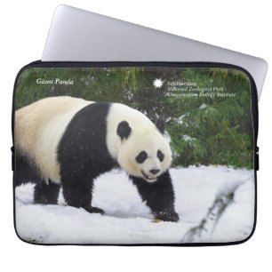 Smithsonian Giant Pandas In The Snow Laptop Sleeve