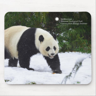 Smithsonian Giant Pandas In The Snow Mouse Mat