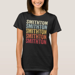 Smithton Illinois Smithton IL Retro Vintage Text T-Shirt