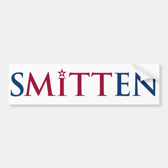 SMITTEN Bumper Sticker (Front)