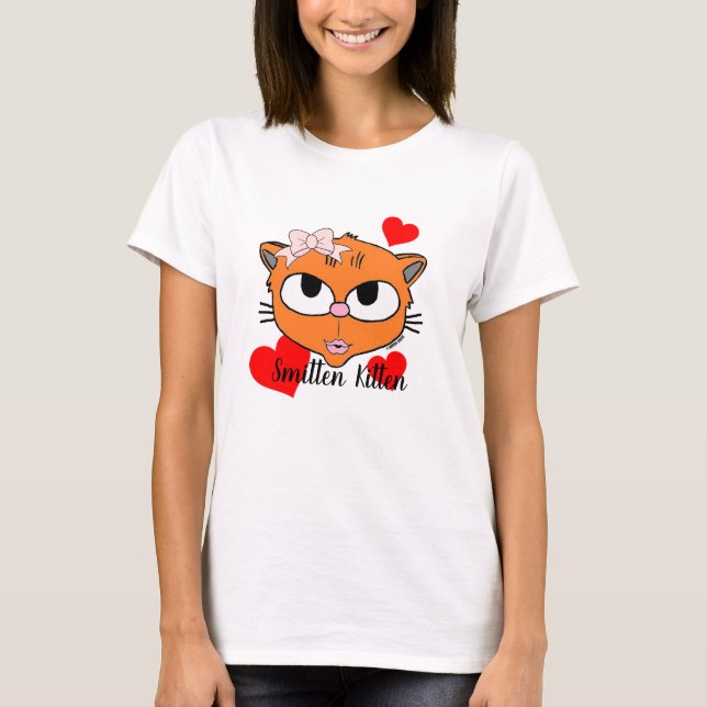 Smitten Kitten Puckered Lips T-Shirt (Front)