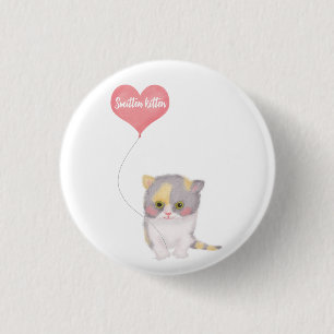 Smitten Kitten Valentine's Day badge