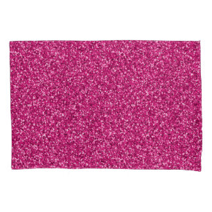 Smitten Pink Glitter Pillowcase