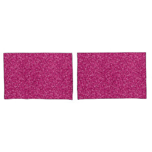 Smitten Pink Glitter Pillowcase