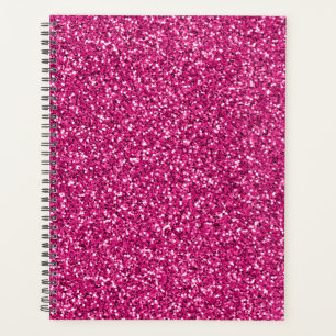 Smitten Pink Glitter Planner