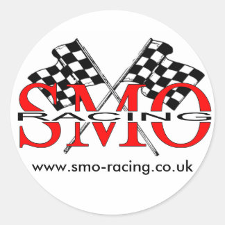 SMO Racing Classic Round Sticker