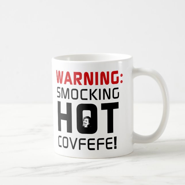 Smocking Hot Covfefe Political, Satire, Funny, GOP Coffee Mug (Right)