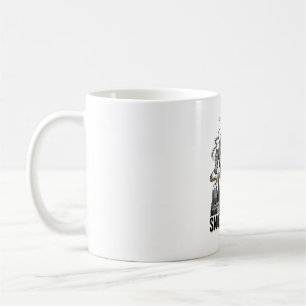 Smog Monster Shirt Vintage Engraving Eco Warning A Coffee Mug