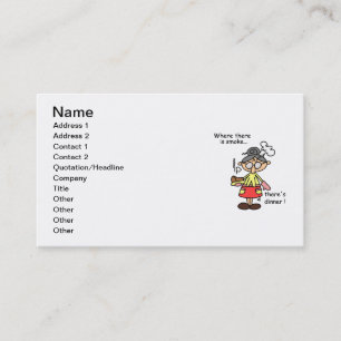 Smoke and Dinner T-shirts and Gifts Business Card