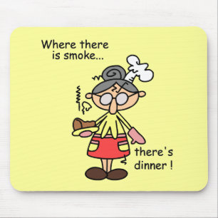 Smoke and Dinner T-shirts and Gifts Mouse Mat