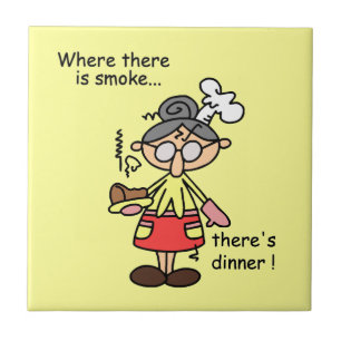 Smoke and Dinner T-shirts and Gifts Tile