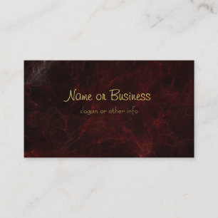 Smoke and Fire Abstract Design Business Card