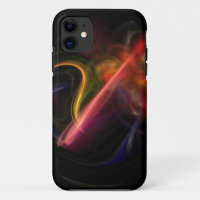 Smoke and Flames abstract art iPhone 5 case