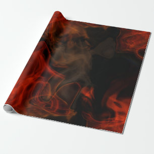 Smoke and Flames Wrapping Paper