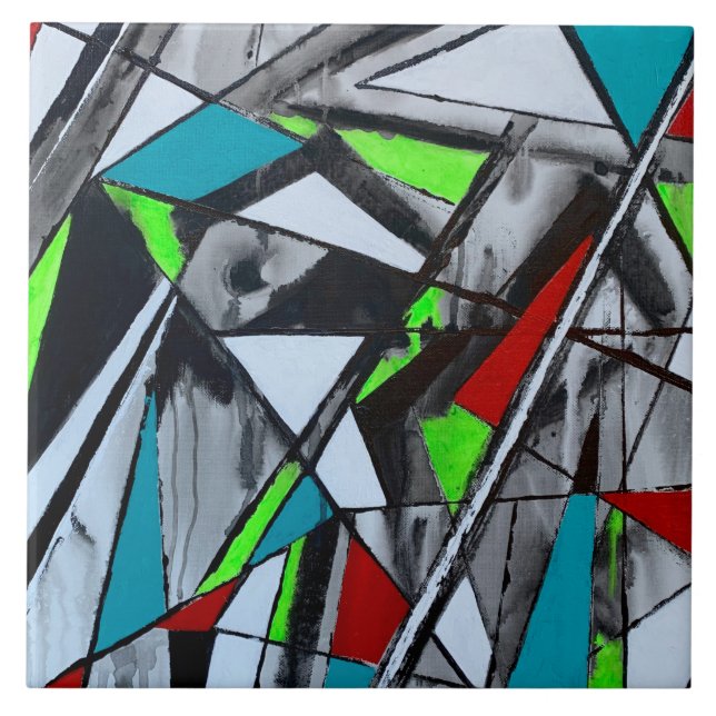 Smoke and Mirrors 6 x 6 Ceramic Tile (Front)