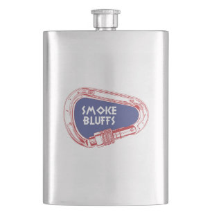 Smoke Bluffs Climbing Carabiner Hip Flask