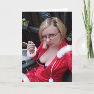 Smoke Break Holiday Card