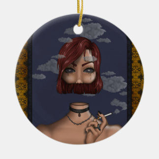 Smoke Ceramic Tree Decoration