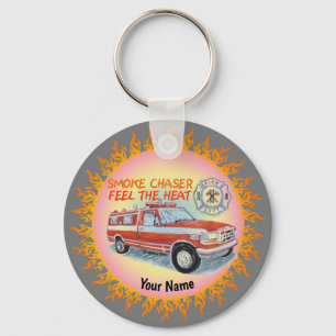 Smoke Chaser firefighter keychains