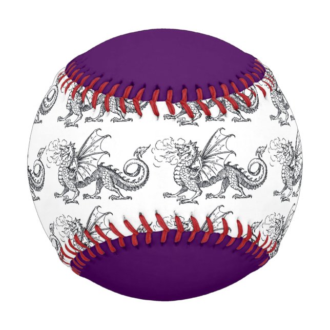 Smoke & Fire Custom Baseball (Back)