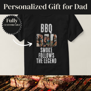 Smoke Follows the Legend Dad T-Shirt