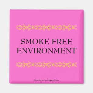 SMOKE FREE ENVIRONMENT MAGNET