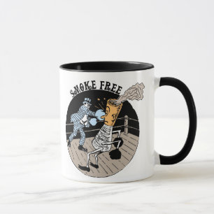 Smoke Free. Kicking butt! Mug