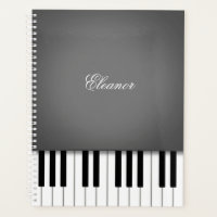 Smoke Grey Piano Music Keyboard CustomIzed