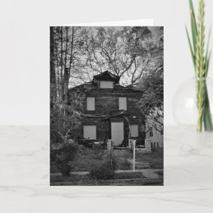 “Smoke inhalation causes hearing loss." Hallowe’en Card