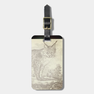 Smoke Lynx Luggage Tag