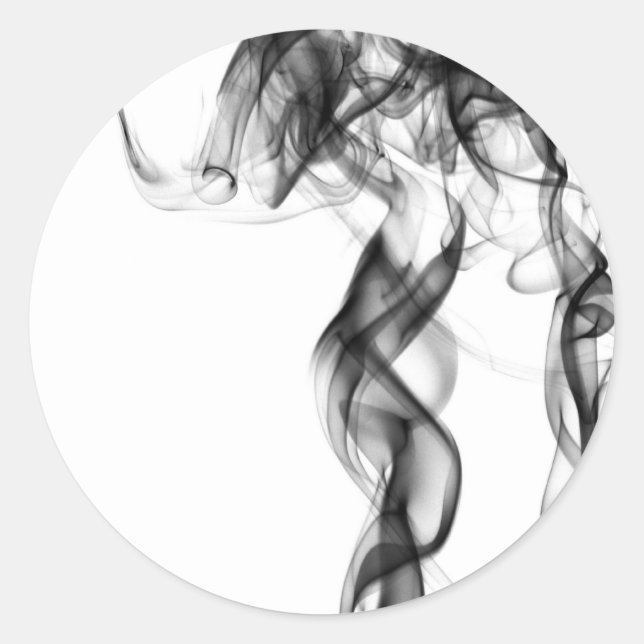 Smoke Photography - Black Sticker (Front)