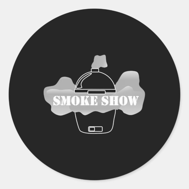 Smoke Show Bbq  Classic Round Sticker (Front)