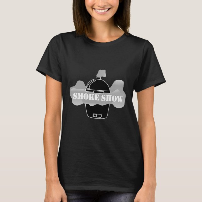 Smoke Show Bbq  T-Shirt (Front)