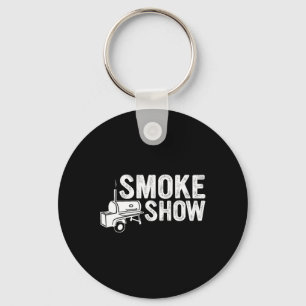 Smoke Show Funny Bbq Grilling Meat Grill Burnt End Key Ring