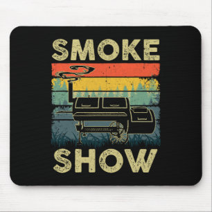 Smoke Show Funny Bbq Smoker Grilling Meat Smoking Mouse Mat