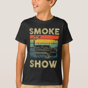 Smoke Show Funny Bbq Smoker Grilling Meat Smoking T-Shirt