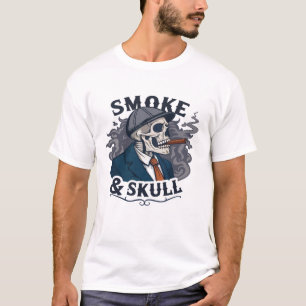 "Smoke & Skull – Dark Aesthetics, Fierce Attitude T-Shirt