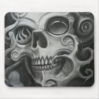 Smoke Skull Mouse Mat