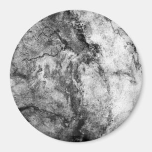 Smoke Streaked Black White marble stone finish Magnet